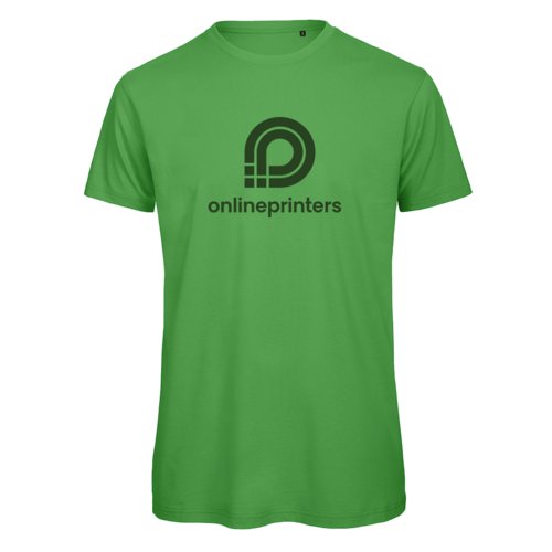 T-shirt en tissu vert pour hommes  manches courtes.