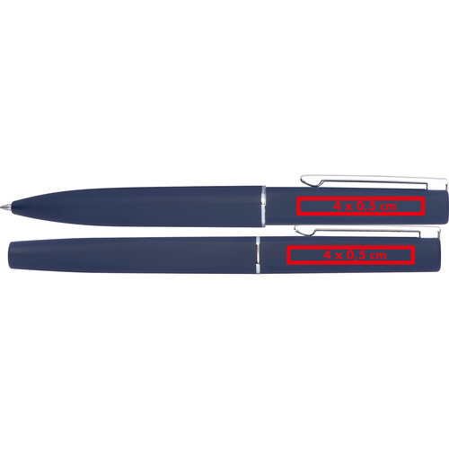Set d'écriture avec stylo à bille et étui.