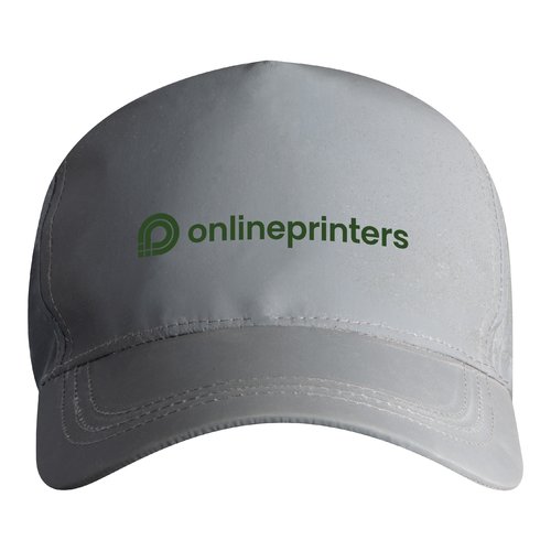 Casquette de baseball rflchissante avec sangle rglable.