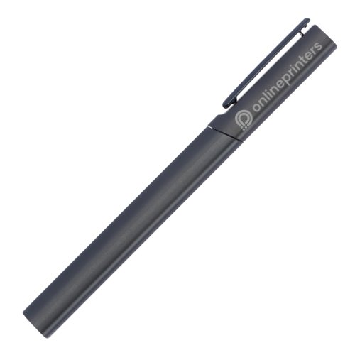 Ensemble d'�criture noir avec stylo � bille et �tui.