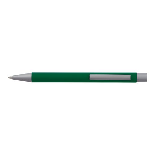 Set d'écriture vert avec stylo à bille et mines.
