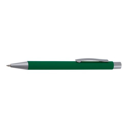 Set d'écriture vert avec stylo à bille et étui.