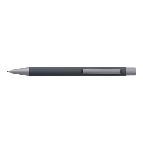 Set d'écriture anthracite avec stylo et accessoires.