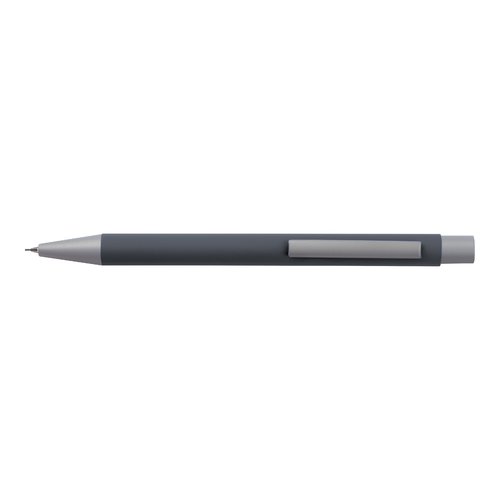 Set d'écriture anthracite avec stylo à bille et mines.