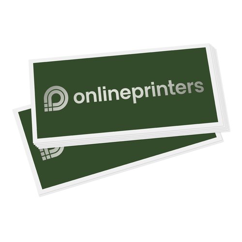 Autocollants carrs en papier de forme personnalise.