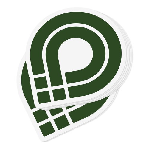 Autocollant en papier avec dcoupe personnalise.