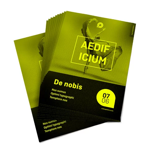100 Affiches Fluo A2 - Papier fluo 80 g/m² - recto seul