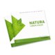Brochure carre en papier cologique.