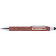 Stylo  bille en bois avec fonction tactile et clip.