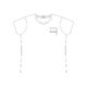 T-shirt en coton avec manches courtes et col rond.