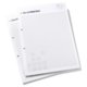 Blocs-notes en papier avec trous.