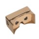 Lunettes VR en carton brun  plier.