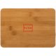 Planche  dcouper en bambou avec coins arrondis.