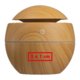 Humidificateur sphérique couleur bois.