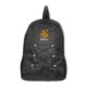 Sac  dos noir avec fermeture  cordon et poches latrales.