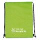 Sac isotherme/sac de sport 2-en-1 vert pomme avec cordon de serrage.