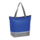 Sac isotherme bleu non tiss avec poignes de transport.