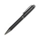 Stylo  bille noir en mtal  motifs avec clip et mcanisme  pression.