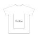 T-shirt unisexe en tissu avec manches courtes et col rond.