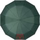 Parapluie de poche vert, résistant au vent et avec housse.
