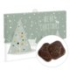 Calendrier de l'avent en chocolat avec 24 portes.