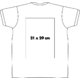 T-shirt en coton pour hommes avec manches courtes.