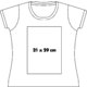 T-shirt en coton pour femmes avec col rond et manches courtes.