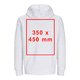 Sweat  capuche unisexe avec fermeture clair intgrale.