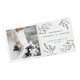 Cartes de mariage en papier avec marquage  chaud partiel.