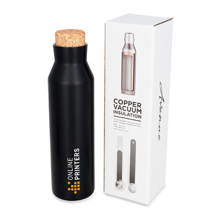 Bouteille isotherme avec bouchon Norse 590ml avec isolation vide et cuivre
