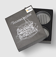 Presse  hamburger avec brosse Texas