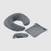 Set de voyage: oreiller pour le cou, masque pour les yeux, sac  linge Patnos