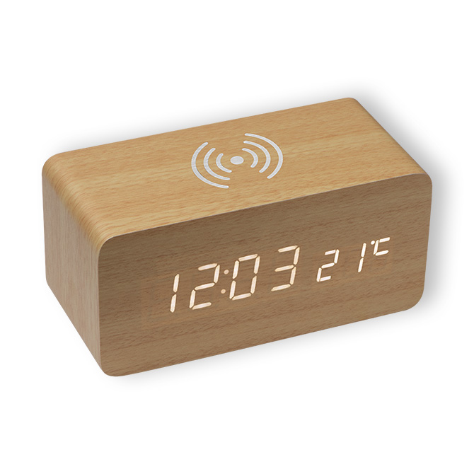 Horloge de bureau chargeur  induction Bridgeport