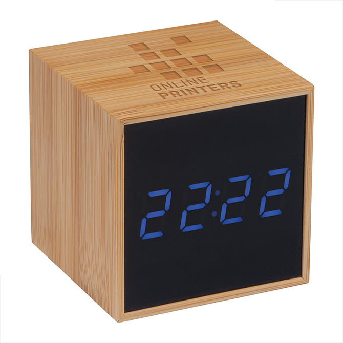 Horloge de table en bambou North Charleston