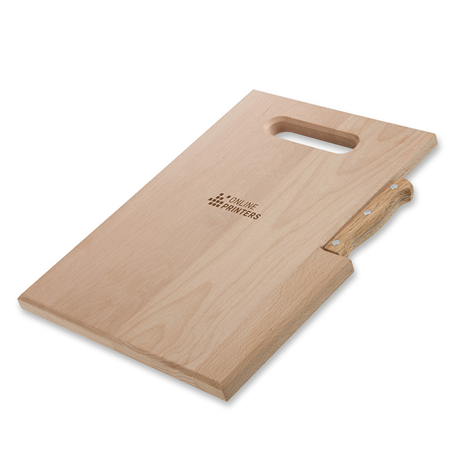 Planche en bois avec couteau Lizzano
