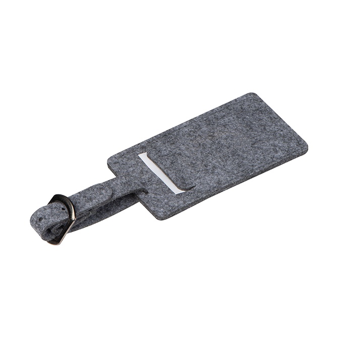 tiquette de valise en feutrine Portland