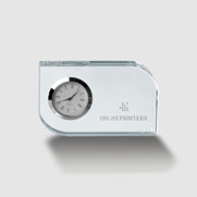 Horloge de bureau en verre Vicenza
