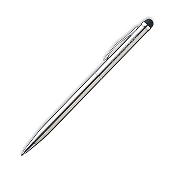 Stylo  bille acier inox. fonction tactile Provo