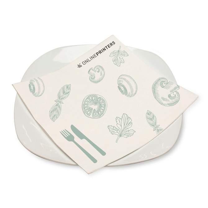 Serviettes (Airlaid), 16,5 x 16,5 cm