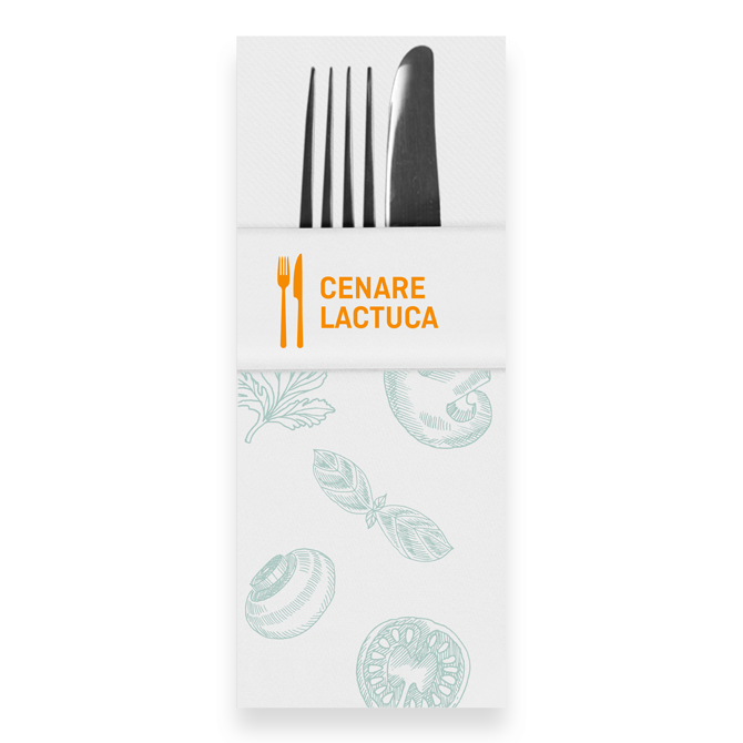 Sachets  couverts (Airlaid), 10 x 21 cm