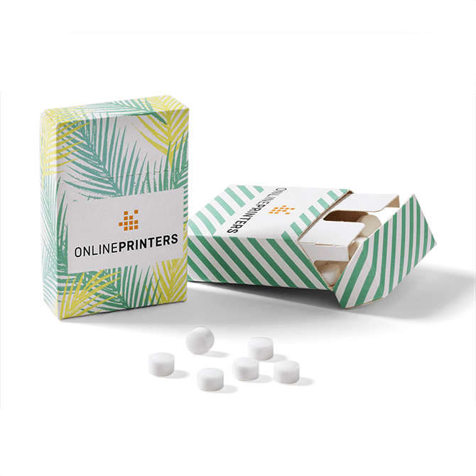 Pastilles menthe poivre en bote cartonne