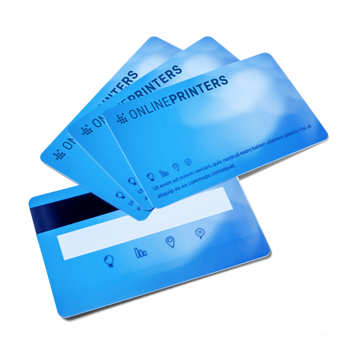 Cartes plastique bande magntique & signature
