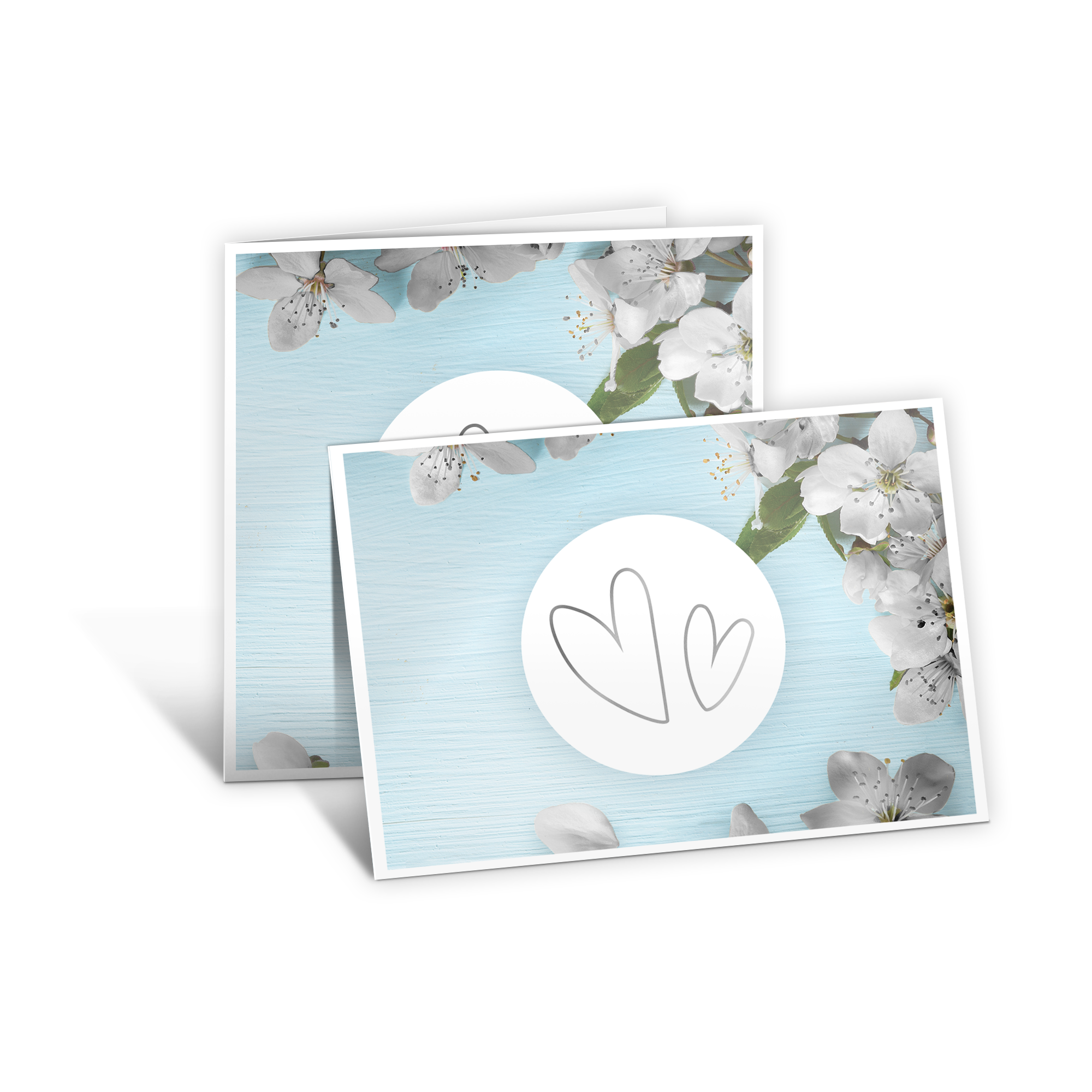 Cartes de mariage avec couleurs à effets