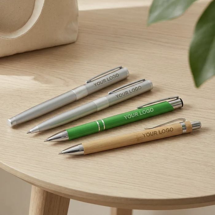 Image Stylo Baltimore vert avec logo imprim�