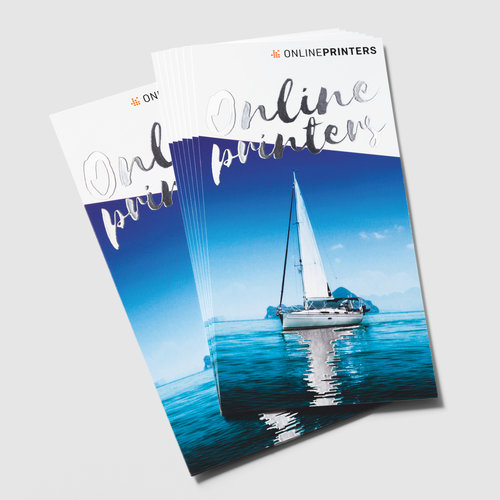 Flyer avec film argenté partiel