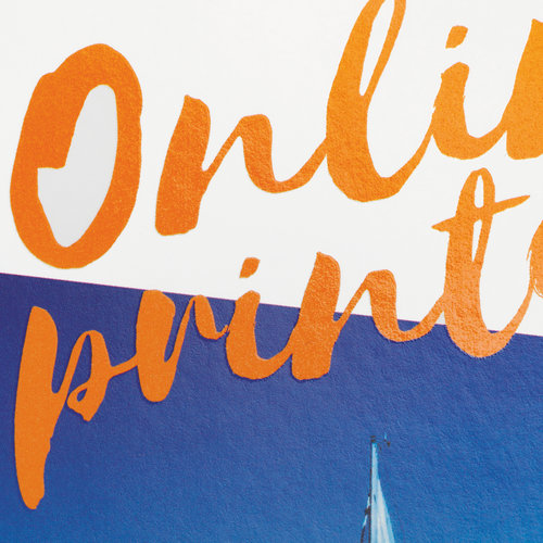 Flyer avec vernis UV partiel