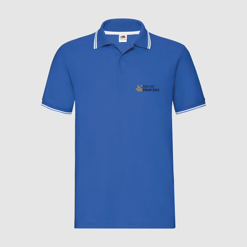 bleu royal / blanc