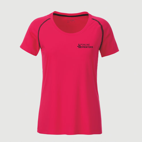 rose fluo/gris