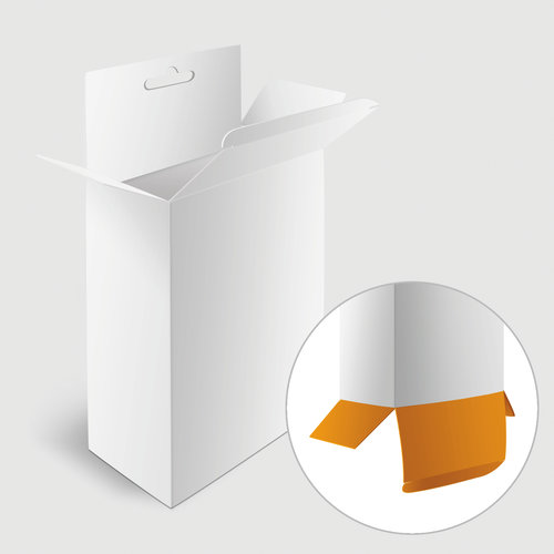 Boîtes pour mise en rayon avec perforation Euro, Entrée format libre 1