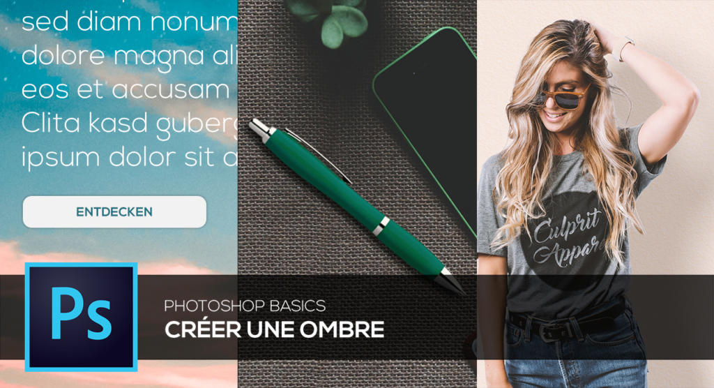 creer une ombre dans photoshop tutoriel de base sur photoshop creer une ombre dans photoshop